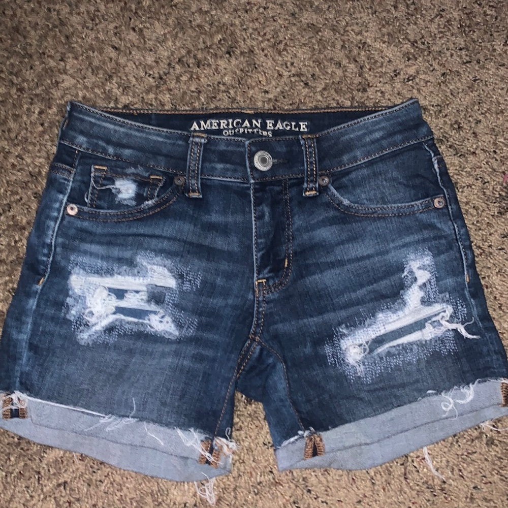 american eagle jean shorts